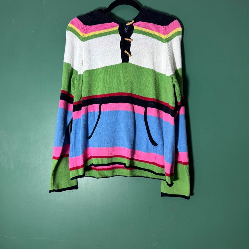 Vintage Y2K Crazy Horse by Liz Claiborne Stripe Cardigan XL Multi Color